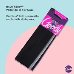 Goody Women Ouchless 2" Comfort Hair Wrap 3 pcs Goody Women Ouchless 2" Comfort Hair Wrap 3 pcs