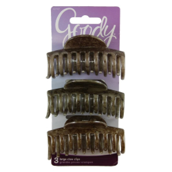 Goody Women Classic Half Moon Claw Clip 3 pcs Goody Women Classic Half Moon Claw Clip 3 pcs