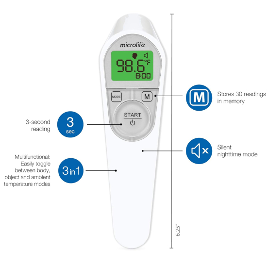 Microlife NC 200 Non contact thermometer