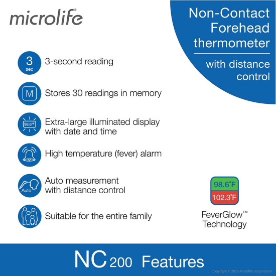 Microlife NC 200 Non contact thermometer