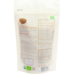 Earth's Finest Organic Black Chia Seeds 300g  Earth's Finest Organic Black Chia Seeds 300g
