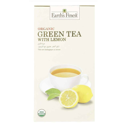 Earths Finest Organic Green Tea With Lemon - 1.5g X 25 Tea Bags Earths Finest Organic Green Tea With Lemon - 1.5g X 25 Tea Bags