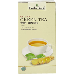 Earths Finest Organic Green Tea With Ginger 1.5g x 25 Earths Finest Organic Green Tea With Ginger 1.5g x 25