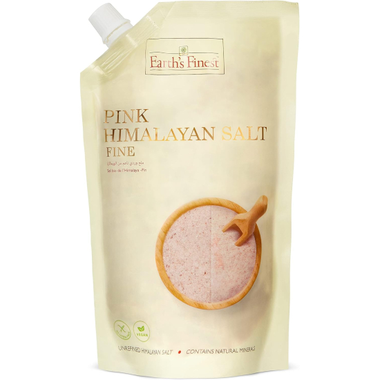 Earths Finest Pink Himalaya Salt - Coarse 500g