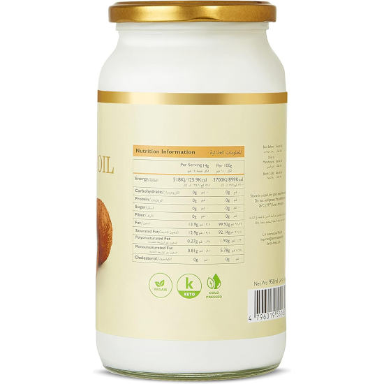 Earths Finest Virgin Coconut Oil 950ml