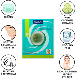 Beauty Formula Clear Skin Cucumber Cooling Eye Pads 12pcs Beauty Formula Clear Skin Cucumber Cooling Eye Pads 12pcs