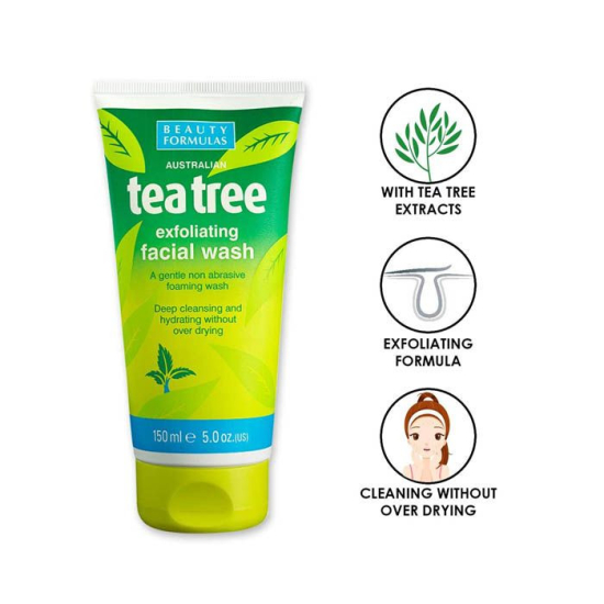 Beauty Formulas Tea Tree Facial Wash 150 ml