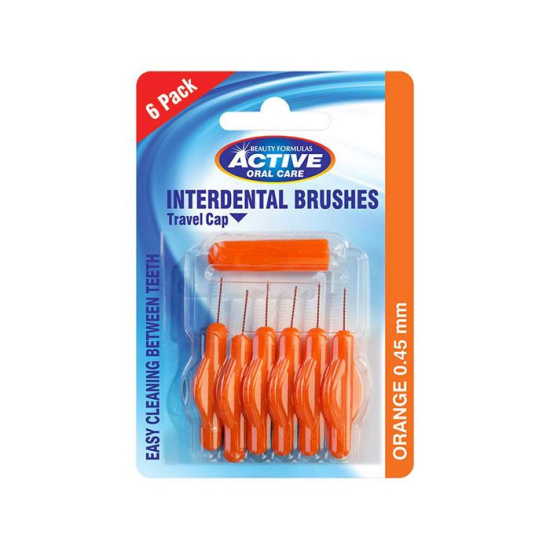 Beauty Formula Interdental Brushes 6 Pack 0.45mm