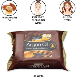 Beauty Formulas Argan Oil Cleansing Facial Wipes 30's Beauty Formulas Argan Oil Cleansing Facial Wipes 30's