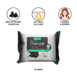 Beauty Formulas Charcoal Wipes 25 Wipes Beauty Formulas Charcoal Wipes 25 Wipes