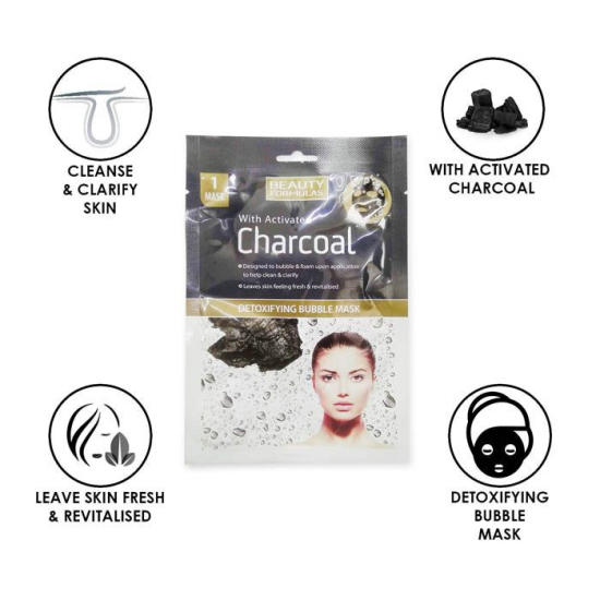 Beauty Formulas Charcoal Detoxifying Bubble Mask 1's