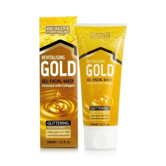 Beauty Formulas Gold Revitalising Gel Facial Mask 100 ml