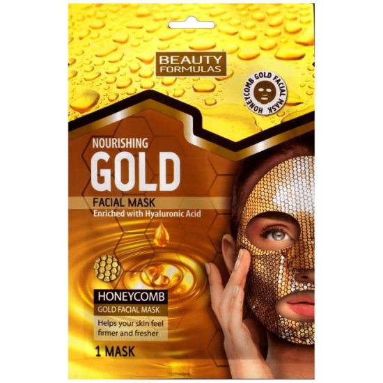 Beauty Formulas Gold Nourishing Honeycomb Mask 1's Pack