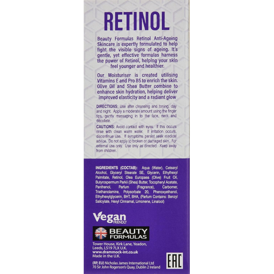 Beauty Formula Retinol Moisturiser 75ml