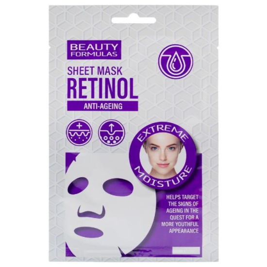 Beauty Formulas Retinol Sheet Mask 1pk
