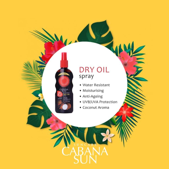 Cabana Sun Spf 15 Dry Oil Spray 200 ml