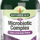 Natures Aid Probiotic Complex With Bifidus And Fos 60 Vegetable Capsules