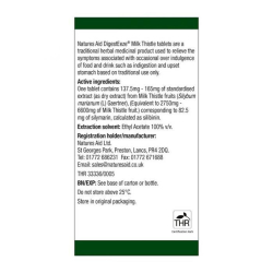 Natures Aid Digesteeze Milk Thistle 60 Tablets Natures Aid Digesteeze Milk Thistle 60 Tablets
