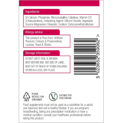 Natures Aid Maximum Strength Vitamin D3 5000Iu, 60 Tablets