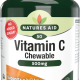 Natures Aid Vitamin C 500mg Sugar Free Chewable 50 Tablets 