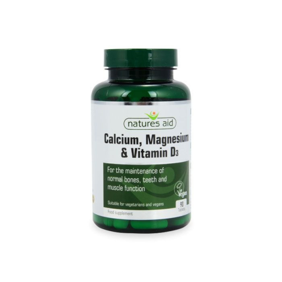 Natures Aid Calcium Magnesium And Vitamin D3, 90 Capsules