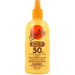 Malibu Once Daily Clear Protection ( SPF 50 ) Spray 200ml Malibu Once Daily Clear Protection ( SPF 50 ) Spray 200ml