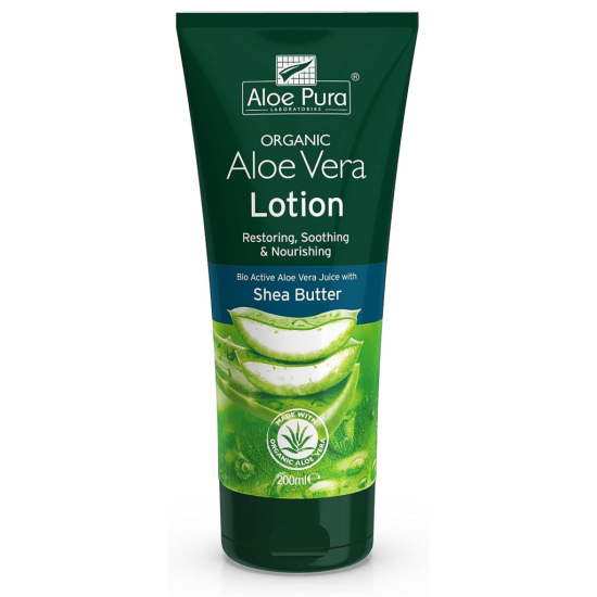 Aloe Pura Organic Aloe Vera Lotion Shea Butter 200ml