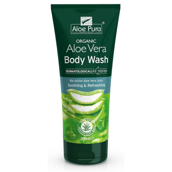 Aloe Pura Organic Aloe Vera Body Wash 200ml