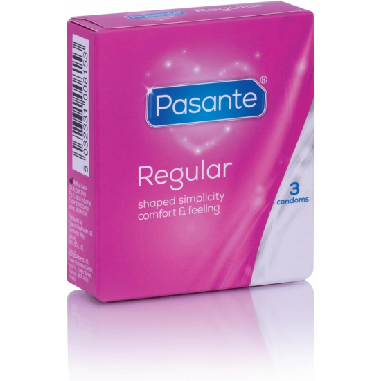 Pasante Regular Condoms 3pcs