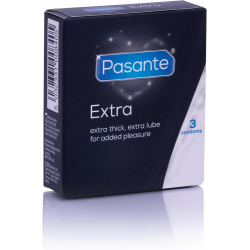 Pasante Extra Safe Condoms 3pcs Pasante Extra Safe Condoms 3pcs