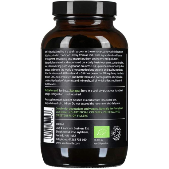Kiki Health Organic Spirulina Powder, 200 Gm