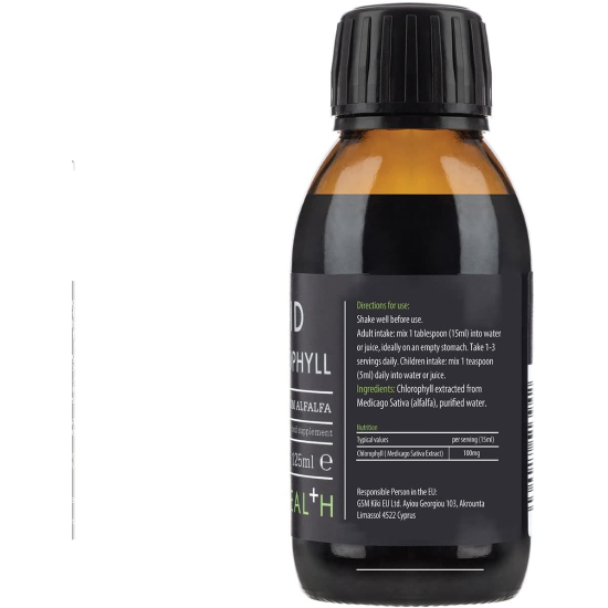 Kiki Health Liquid Chlorophyll Extract From Alfalfa 125ml