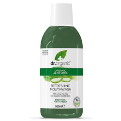 Dr. Organic Aloe Vera Mouthwash 500 ml Dr. Organic Aloe Vera Mouthwash 500 ml
