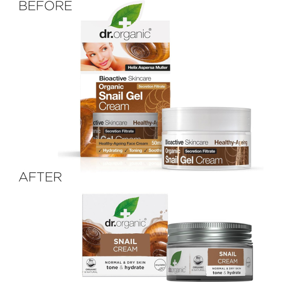 Dr. Organic Snail Gel Cream 50 ml