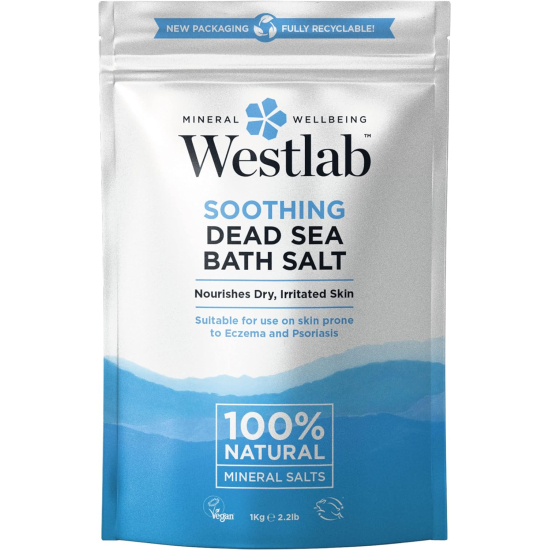 Westlab 100% Pure Soothing Dead Sea Salt 1Kg
