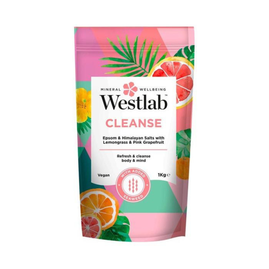 Westlab Cleanse Bath Salt With Epsom & Himalayan Salt 1Kg