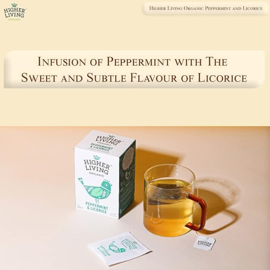 Higher Living Peppermint & Licorice Tea Bags 15's