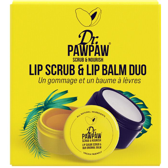 Dr. Pawpaw Lip Scrub & Lip Balm Duo 16g