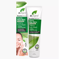 Dr Organic Aloe Vera Creamy Face Wash 150ml Dr Organic Aloe Vera Creamy Face Wash 150ml