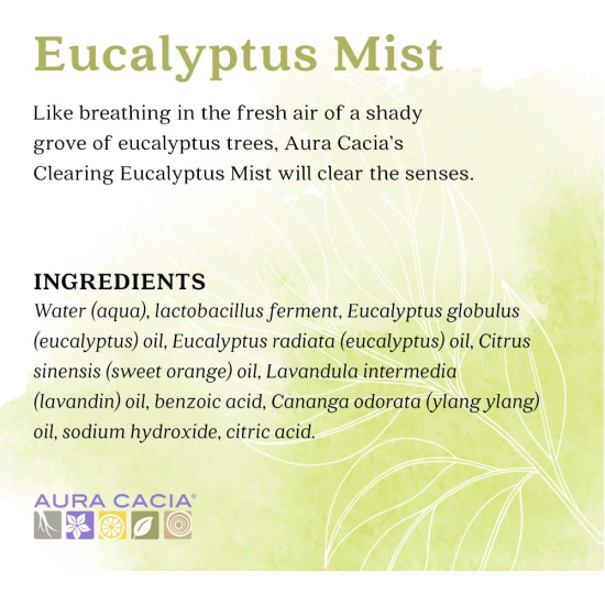 Aura Cacia Clearing Eucalyptus Mist 118 ml