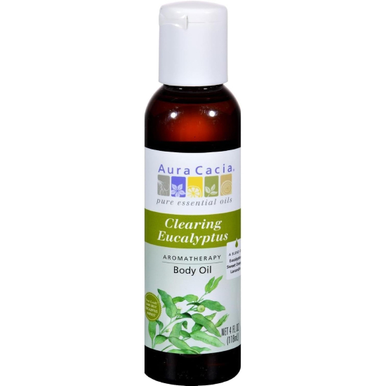 Aura Cacia Clearing Eucalyptus Body Oil 118 ml