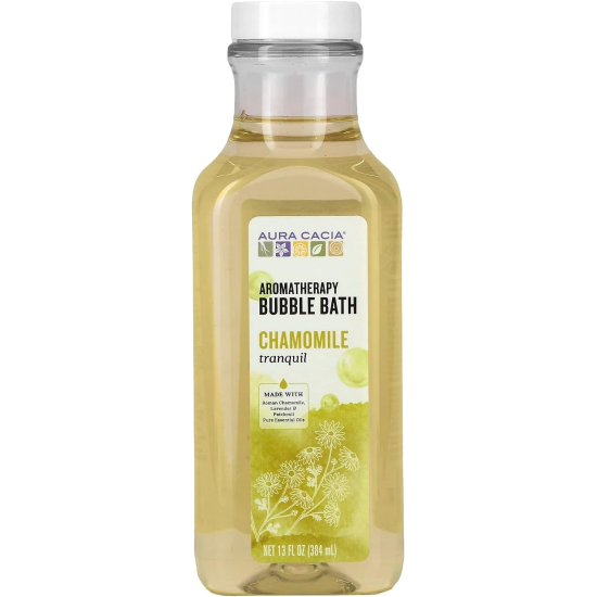 Aura Cacia  Tranquil Chamomile Bubble Bath, 384 ml