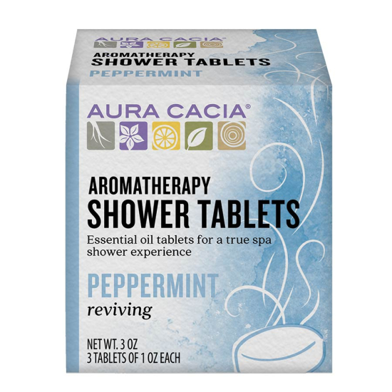 Aura Cacia Reviving Peppermint Shower Tablets 85g