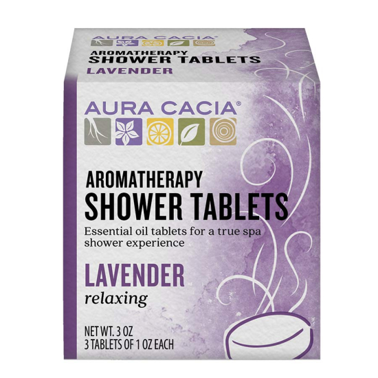 Aura Cacia Relaxing Lavender Shower Tablets 85g