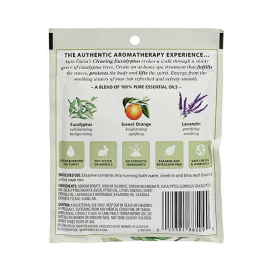 Aura Cacia Clearing Eucalyptus Mineral Bath 70.9g