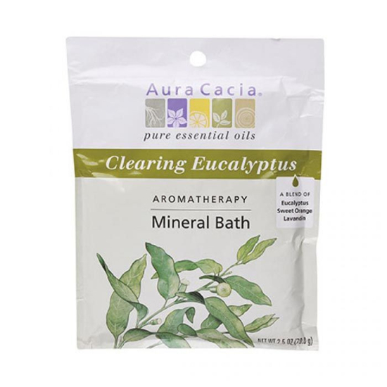 Aura Cacia Clearing Eucalyptus Mineral Bath 70.9g