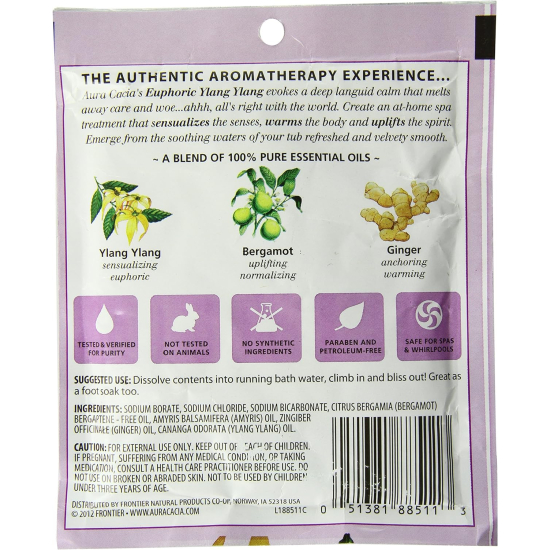 Aura Cacia Euphoric Ylang Ylang Mineral Bath 70.9g