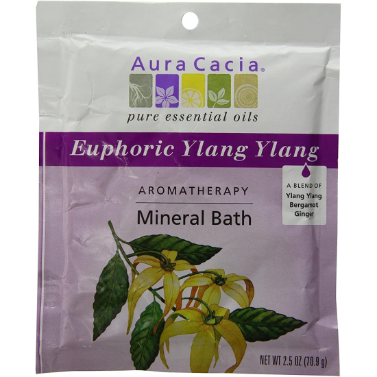 Aura Cacia Euphoric Ylang Ylang Mineral Bath 70.9g