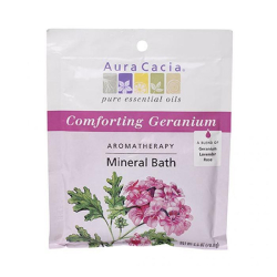 Aura Cacia Comforting Geranium Mineral Bath 70.9g Aura Cacia Comforting Geranium Mineral Bath 70.9g