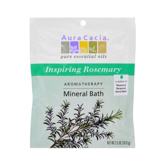 Aura Cacia Inspiring Rosemary Mineral Bath 70.9g